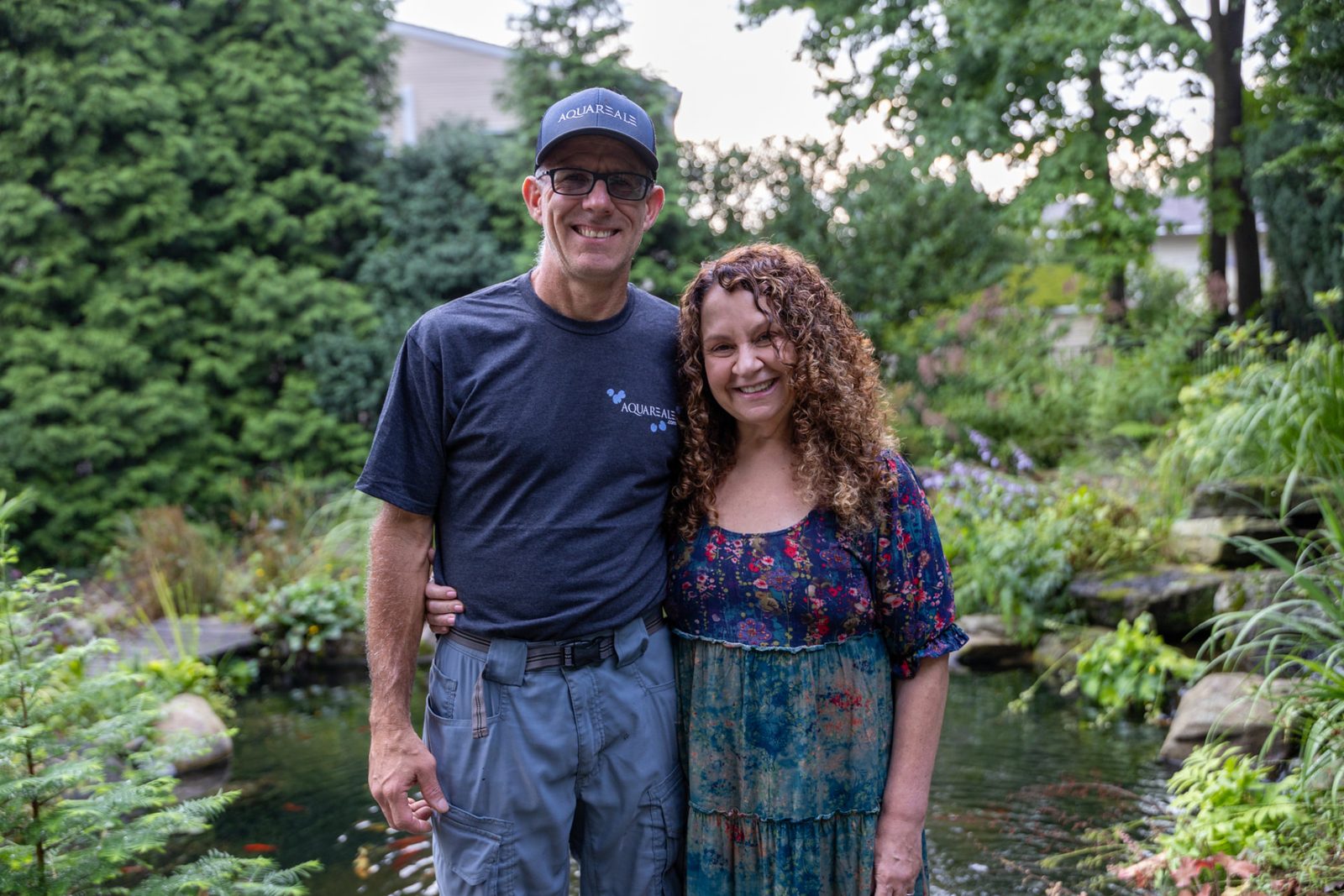 Matt and Laura Reale, family owned pond care team serving Greater Philadelphia, AquaReale