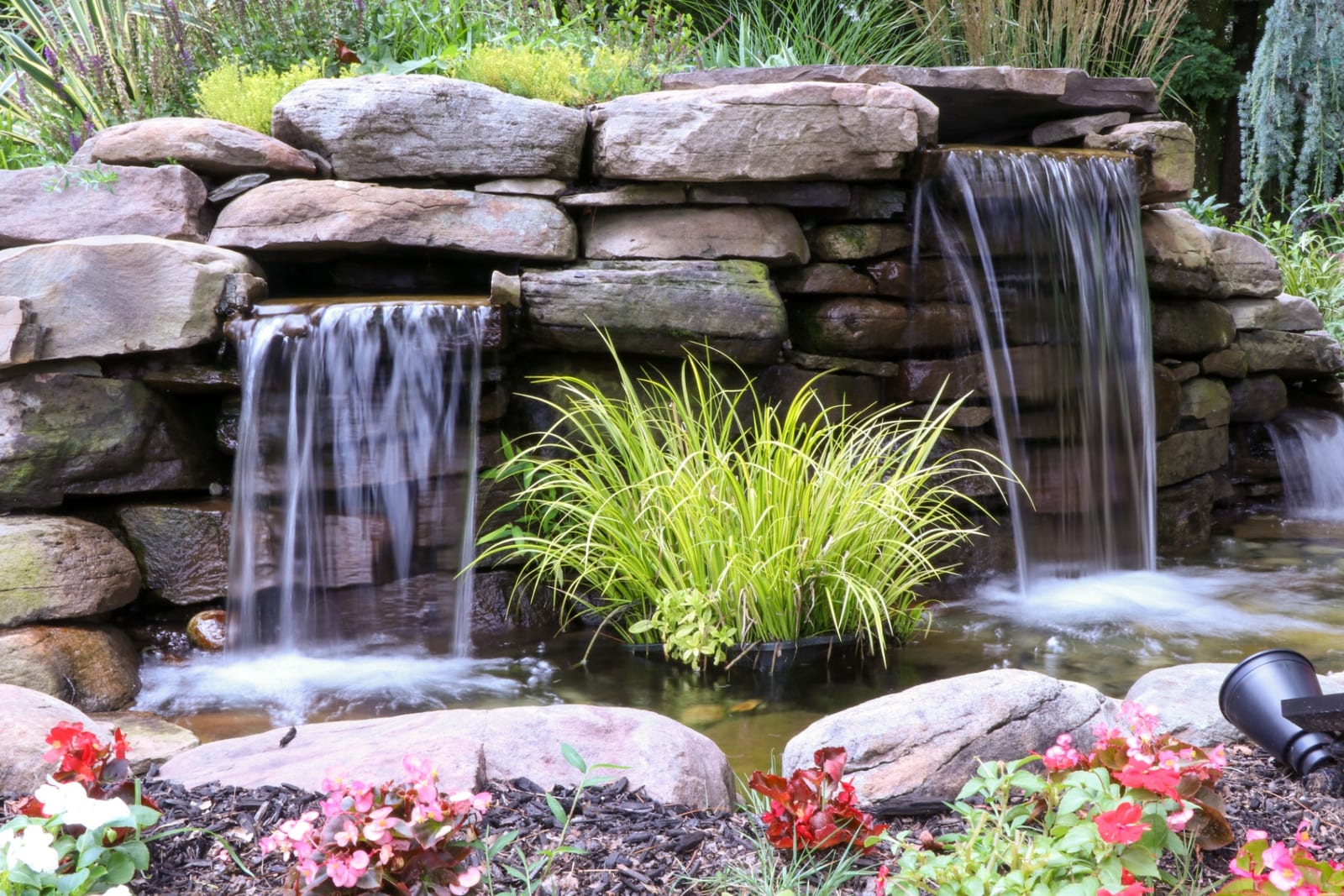 Disappearing Waterfalls installed by AquaReale in the Philadelphia area